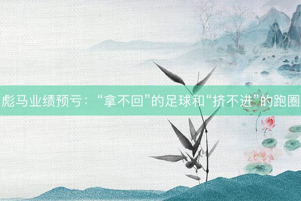 彪马业绩预亏：“拿不回”的足球和“挤不进”的跑圈
