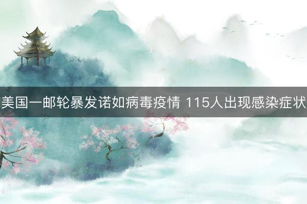 美国一邮轮暴发诺如病毒疫情 115人出现感染症状