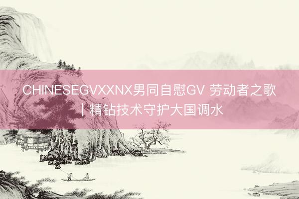 CHINESEGVXXNX男同自慰GV 劳动者之歌｜精钻技术守护大国调水