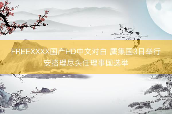 FREEXXXX国产HD中文对白 麇集国3日举行安搭理尽头任理事国选举