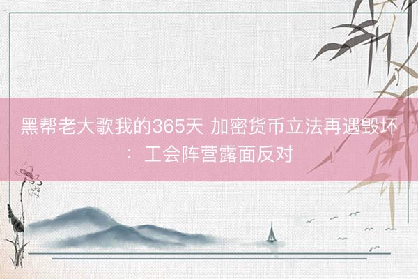 黑帮老大歌我的365天 加密货币立法再遇毁坏：工会阵营露面反对