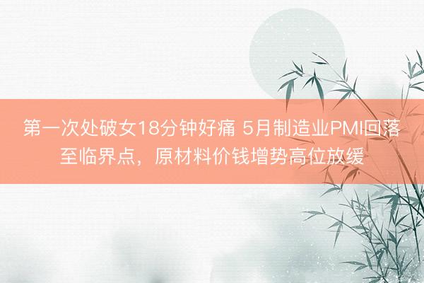 第一次处破女18分钟好痛 5月制造业PMI回落至临界点，原材料价钱增势高位放缓